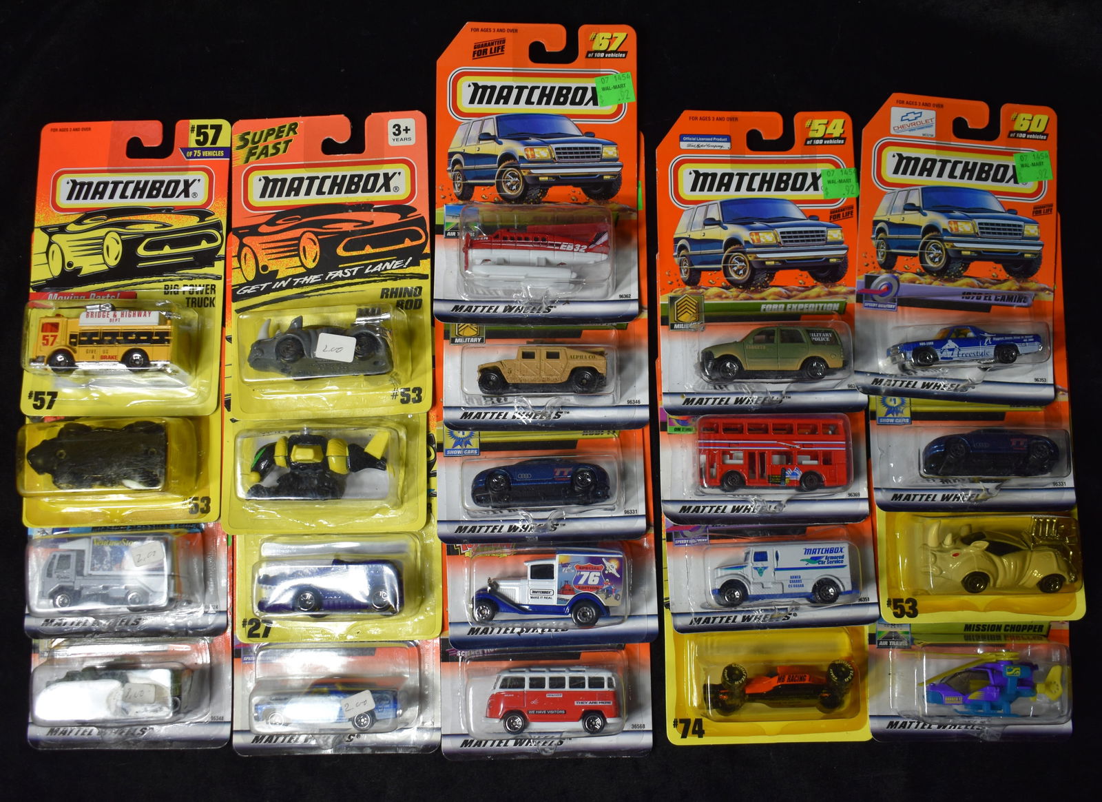 21 Vintage Matchbox 1:64 Scale Diecast Cars - 1990's-early 2000's (1 of 6)
