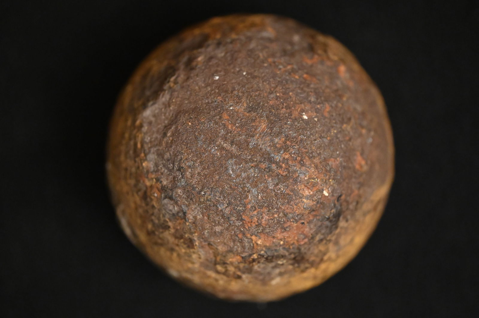 3 1/16" Vintage Metal Cannon Ball. (1 of 5)