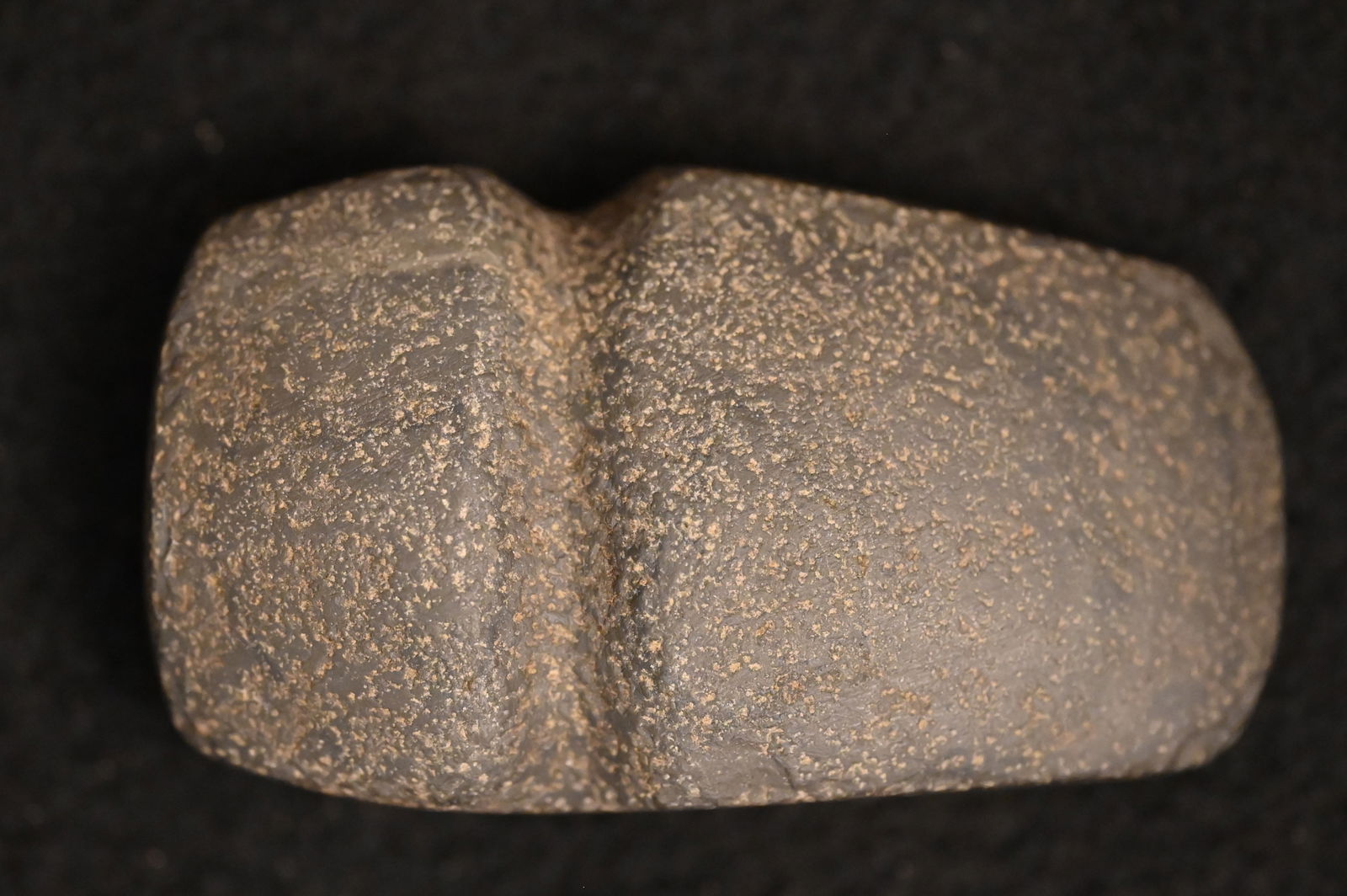 3" Miniature 3/4 Groove Granite Axe Found in Adair Co. Missouri Ex: John Bender Collection. (1 of 9)