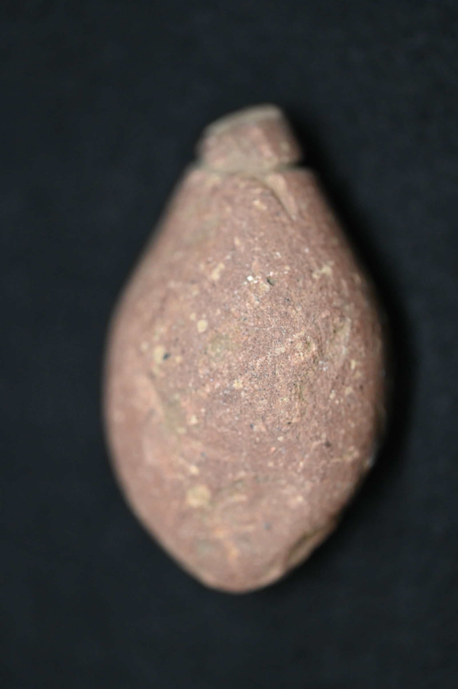 2 1/4" Hematite Plummet Found by Ron Dankenbring in Lafayette Co. Missouri. (1 of 5)