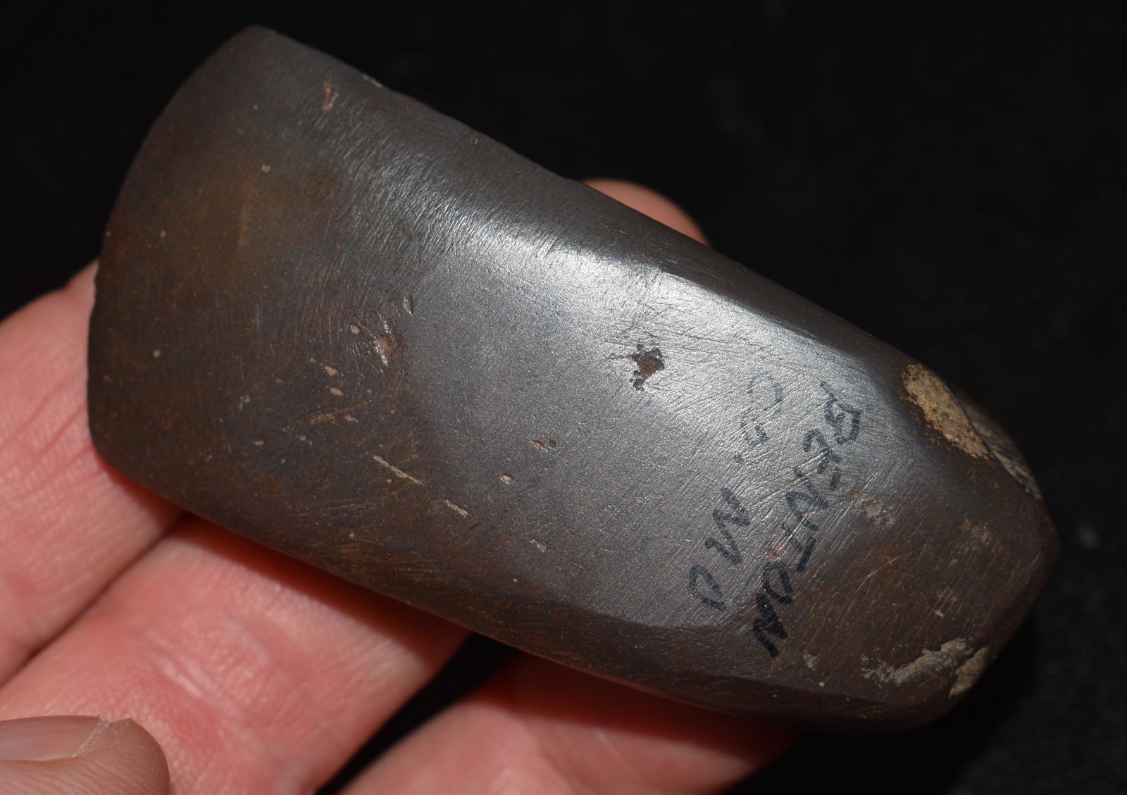 2 7/8" Hematite Celt found in Benton County, Missouri (1 of 7)