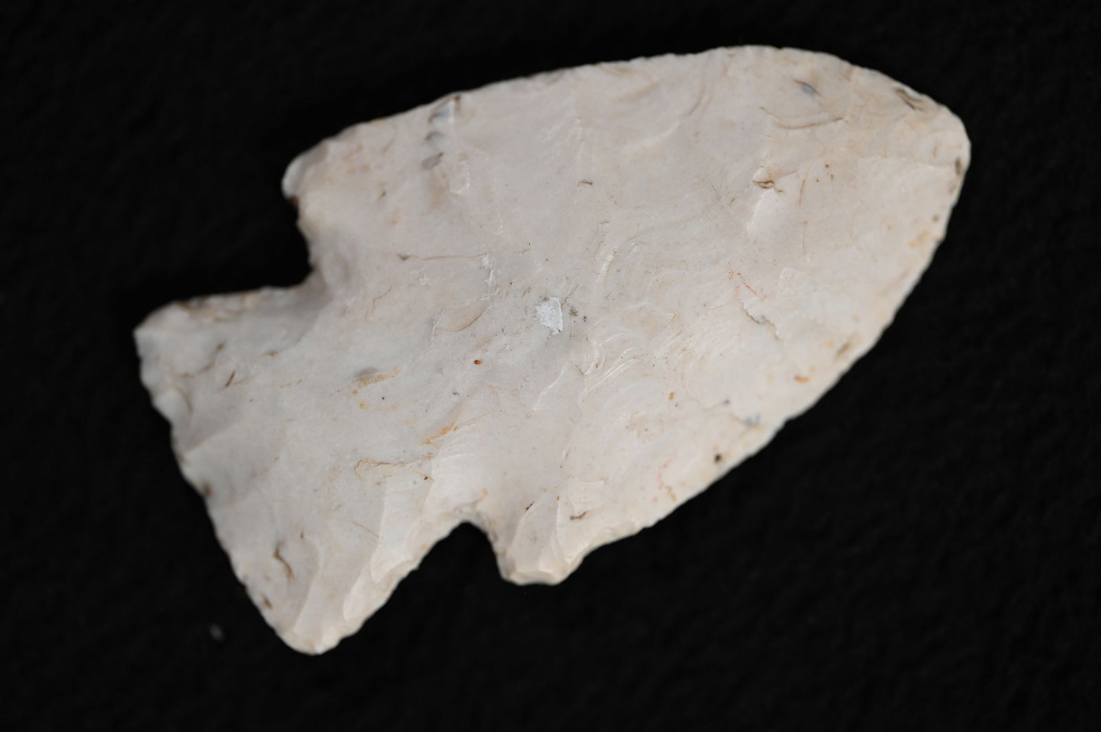 2 7/16" Hardin Found in St. Charles Co. Missouri.  Anciently reworked after suffering a large impact (1 of 10)