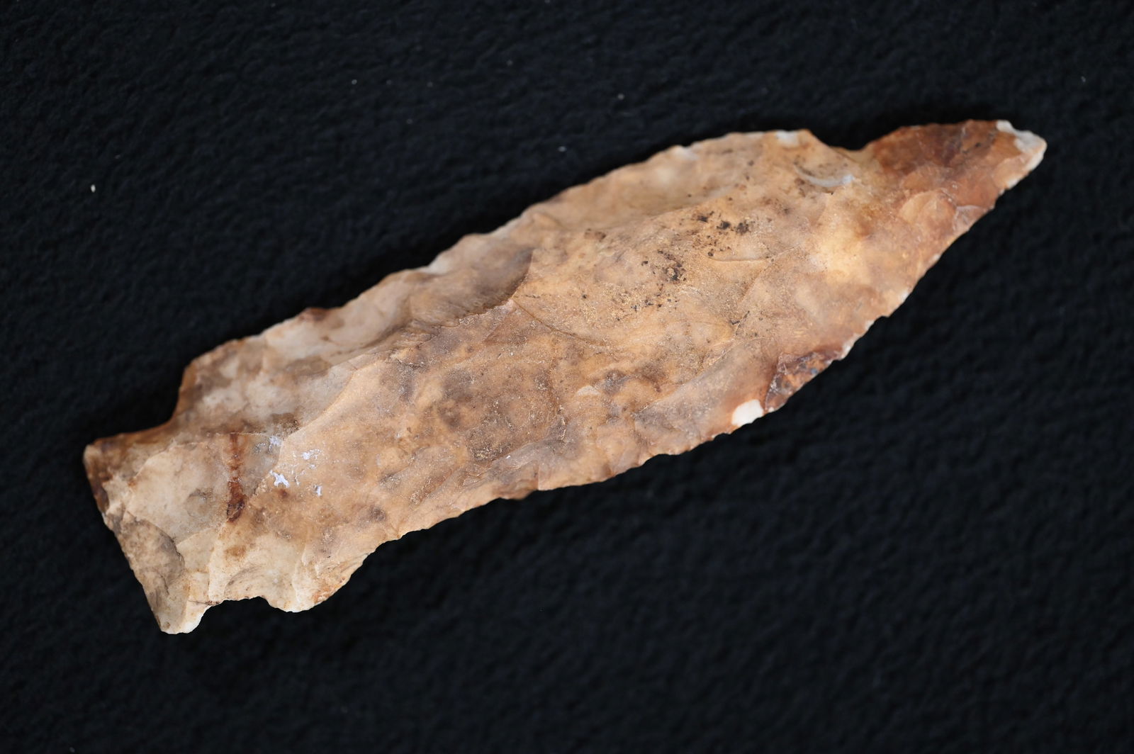 4 3/4" Creek Stained Etley  Arrowhead Found in St. Charles Co. Missouri. (1 of 10)