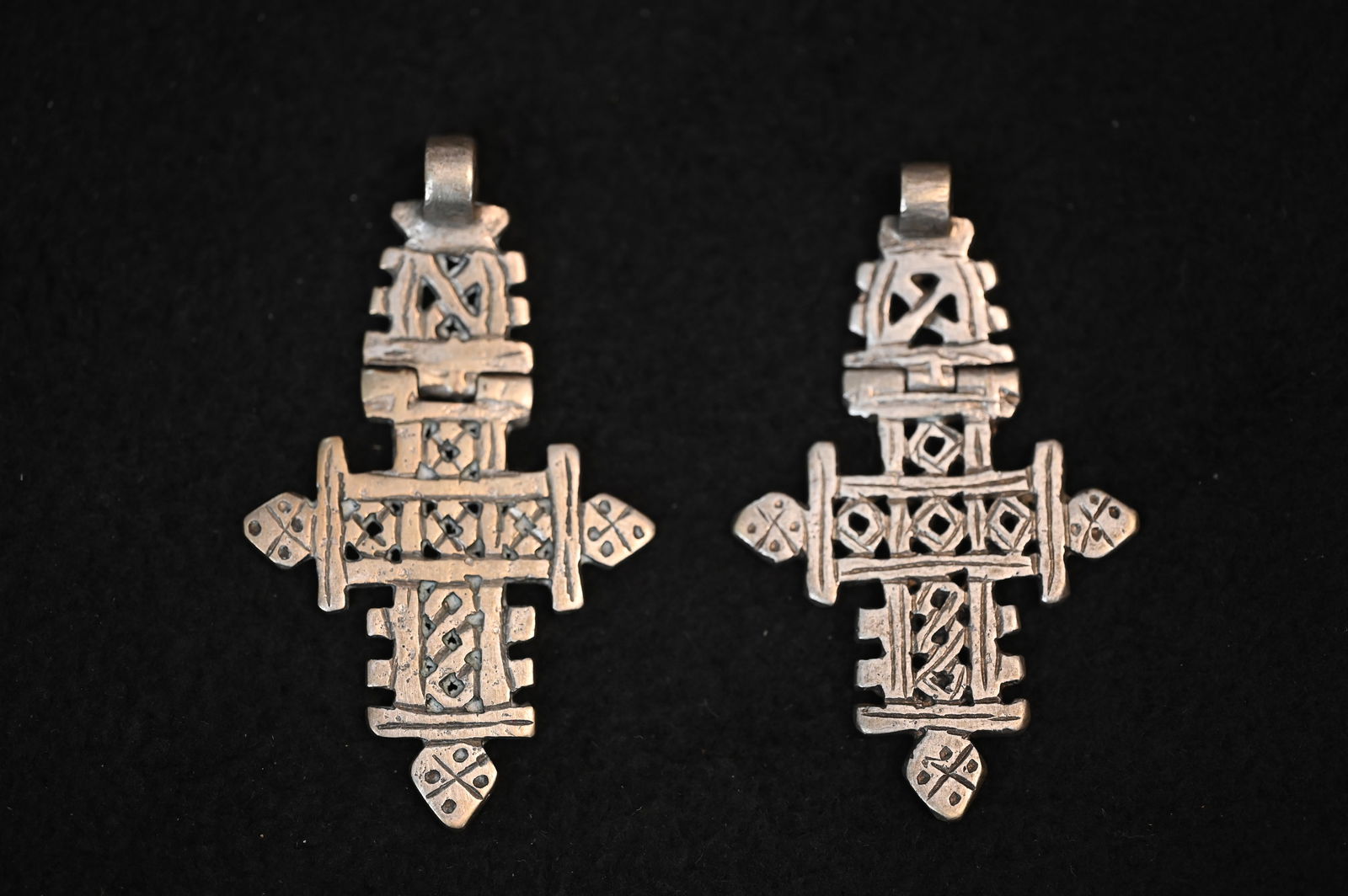 2 Silver Ethiopian Coptic Cross Pendants (1 of 5)