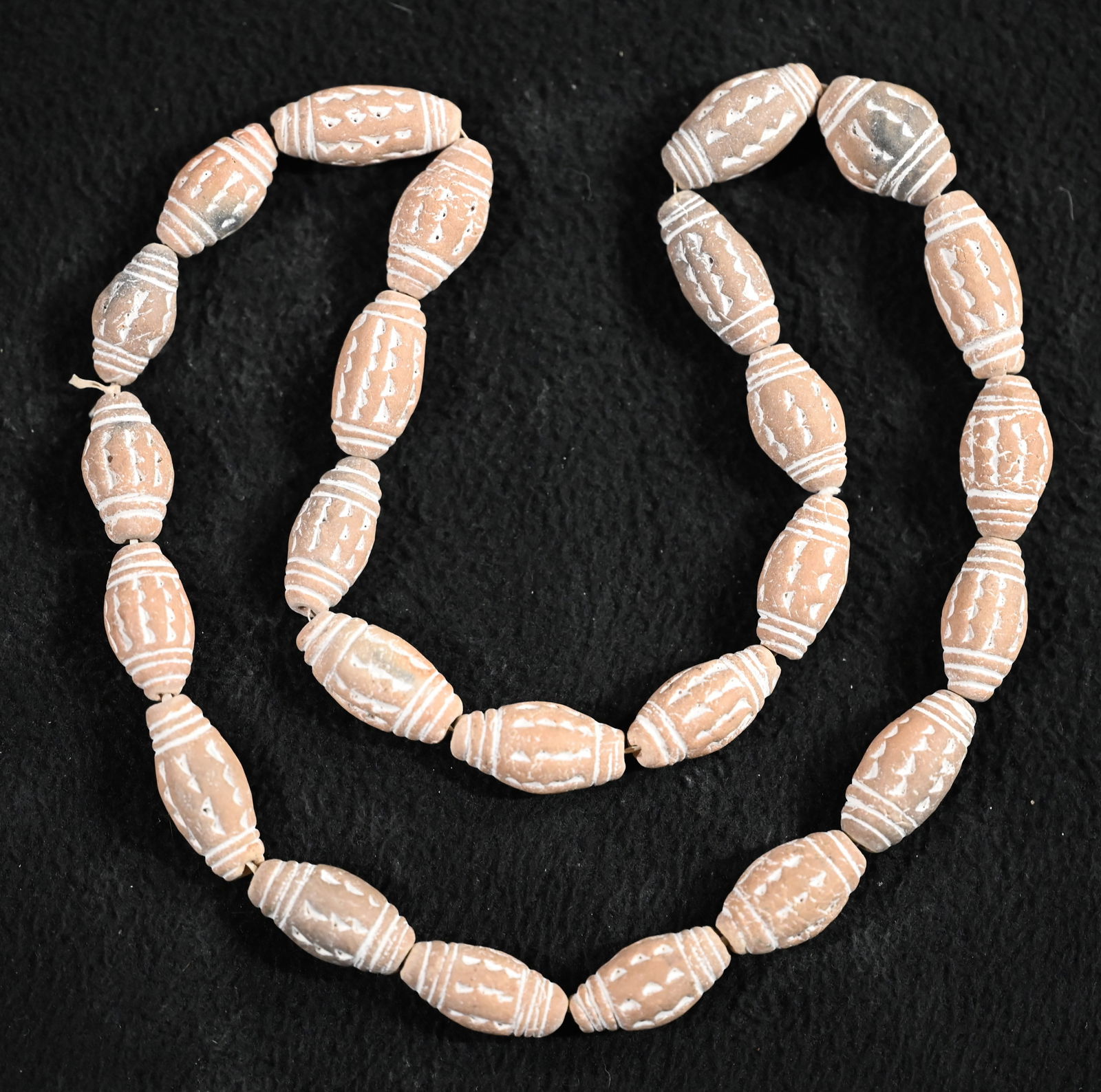 African Terracotta Beads Necklace. (1 of 6)