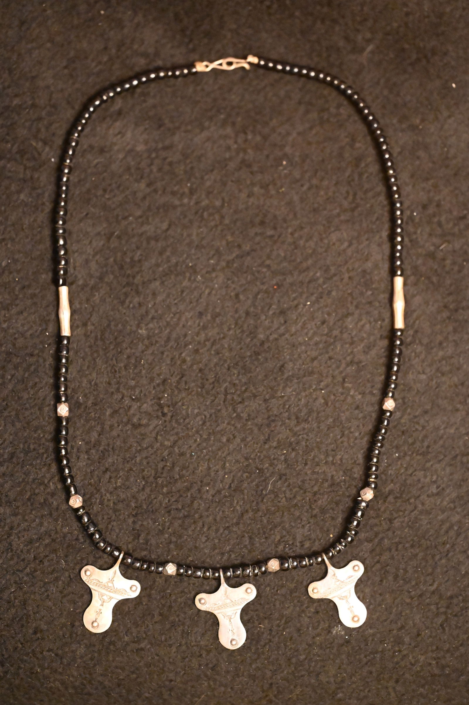 Tuareg Silver Cross Necklace (1 of 5)