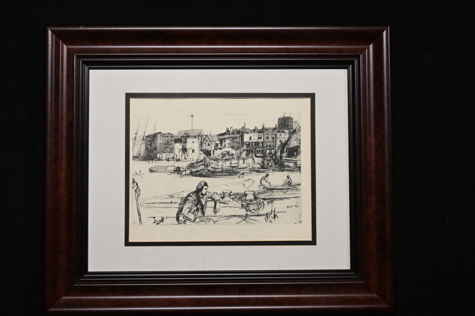 Black Iron Wharf by James McNeil Whistler (1 of 7)