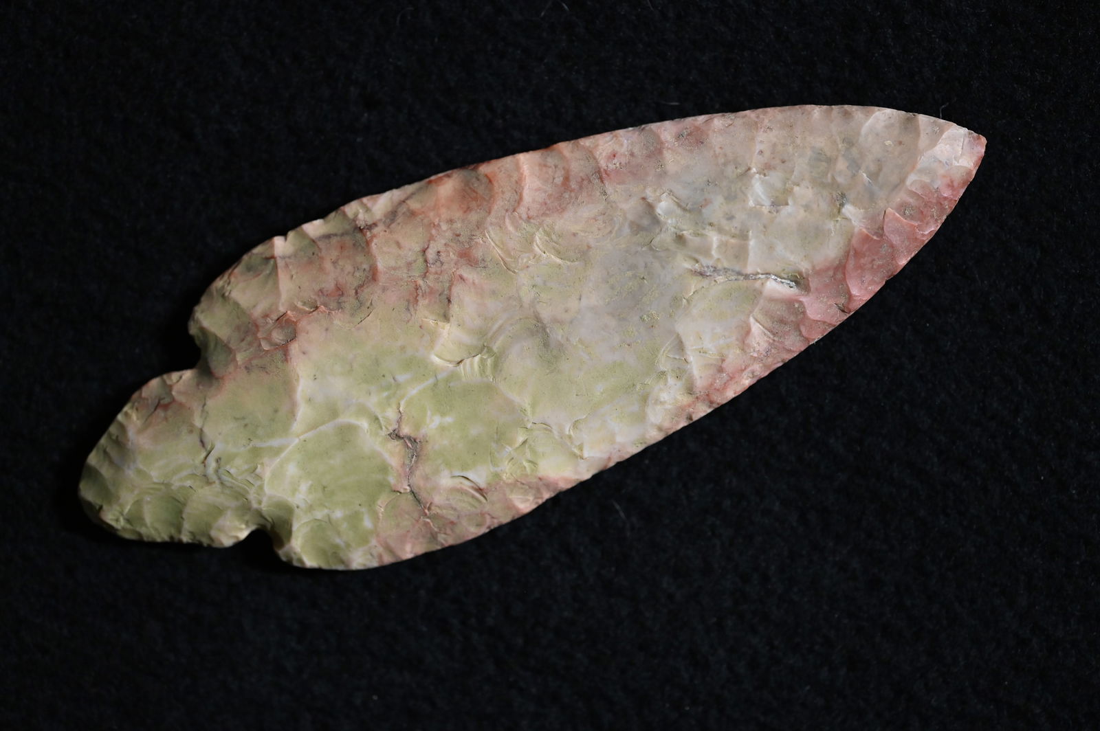 5 1/4" Turkeytail Arrowhead Modern Made. (1 of 9)