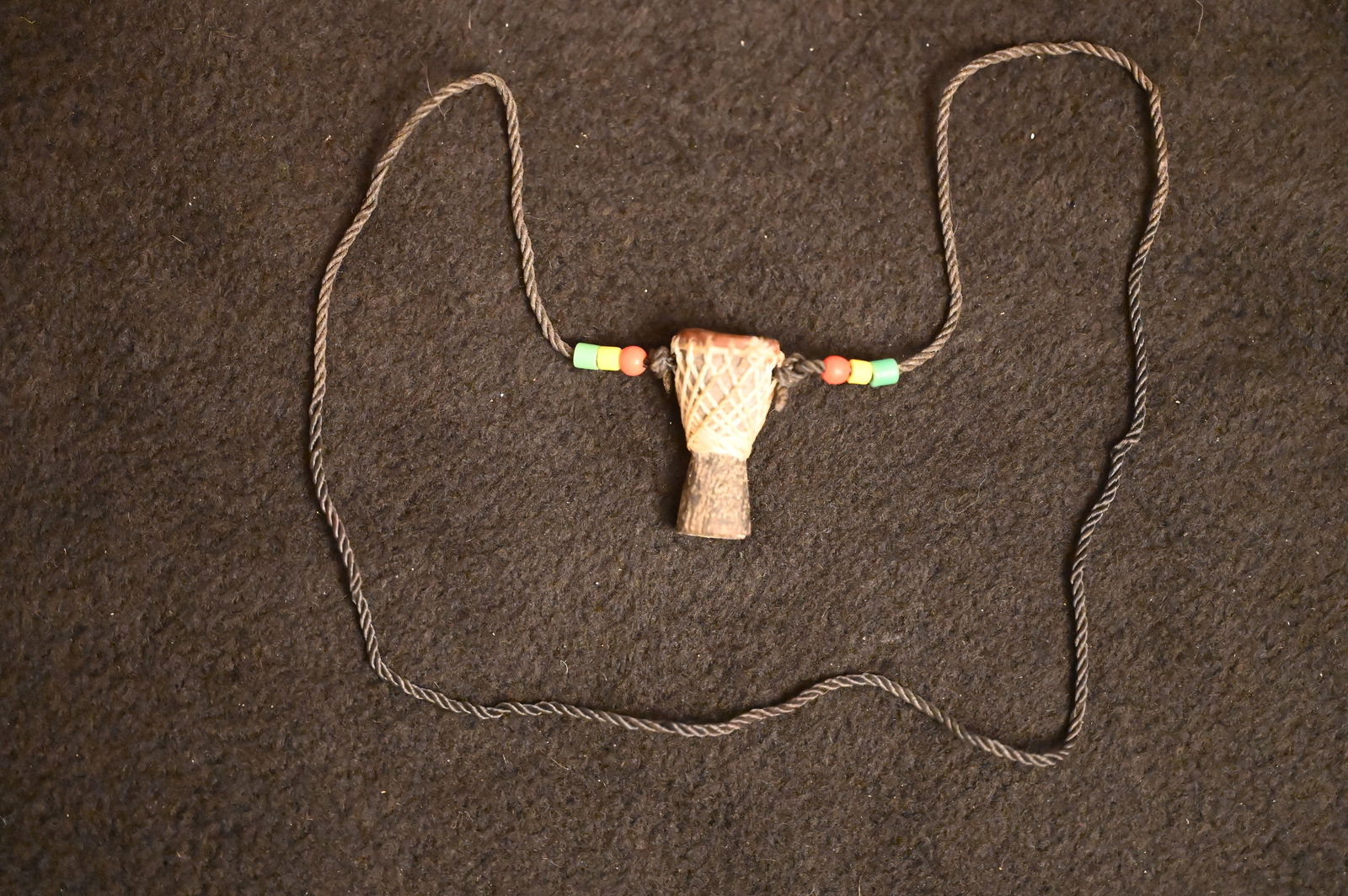 African Djembe Drum Necklace: African Djembe Drum Necklace