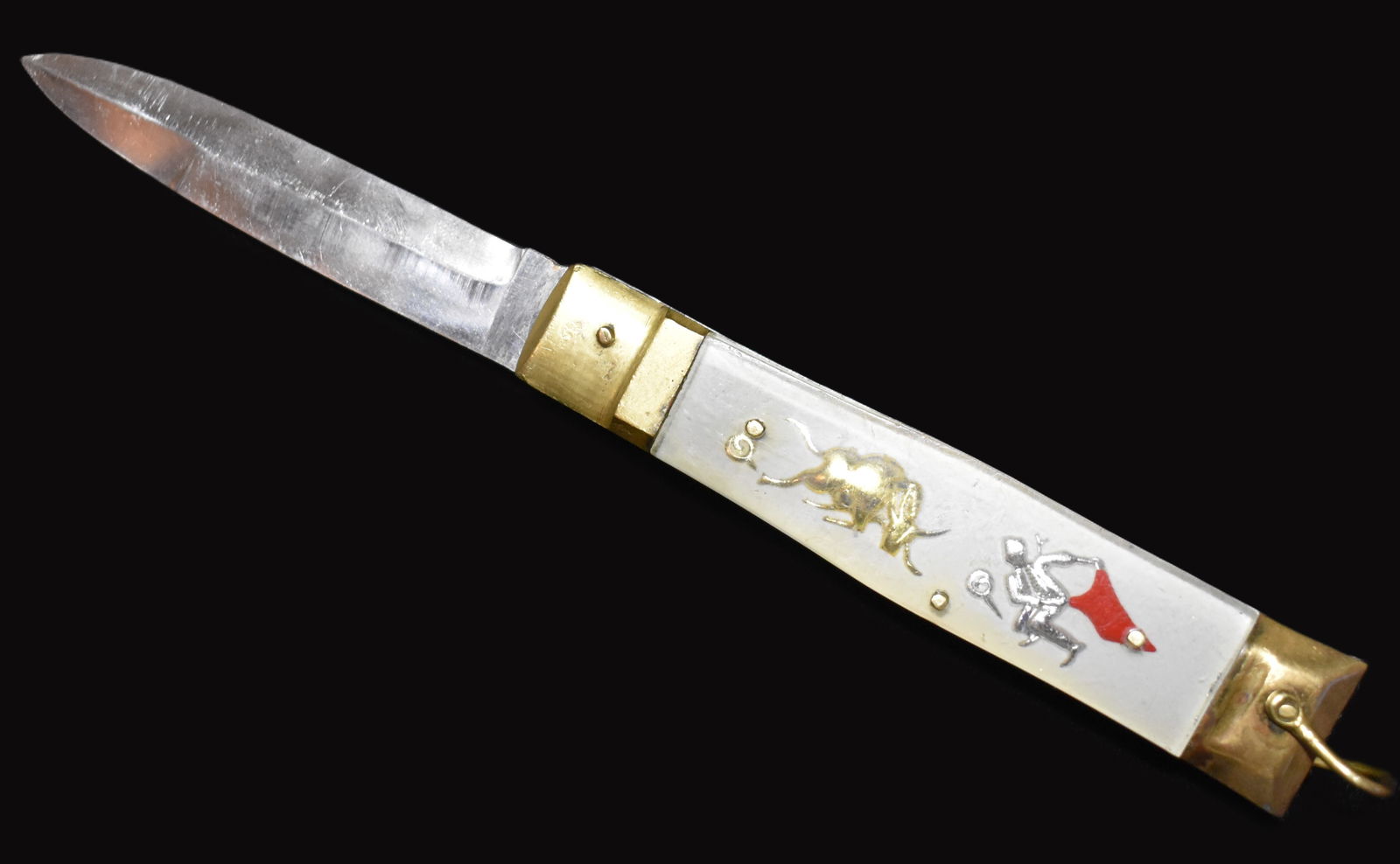 7 1/2" Vintage 1960's Bullfighter Automatic Switchblade Knife (1 of 8)