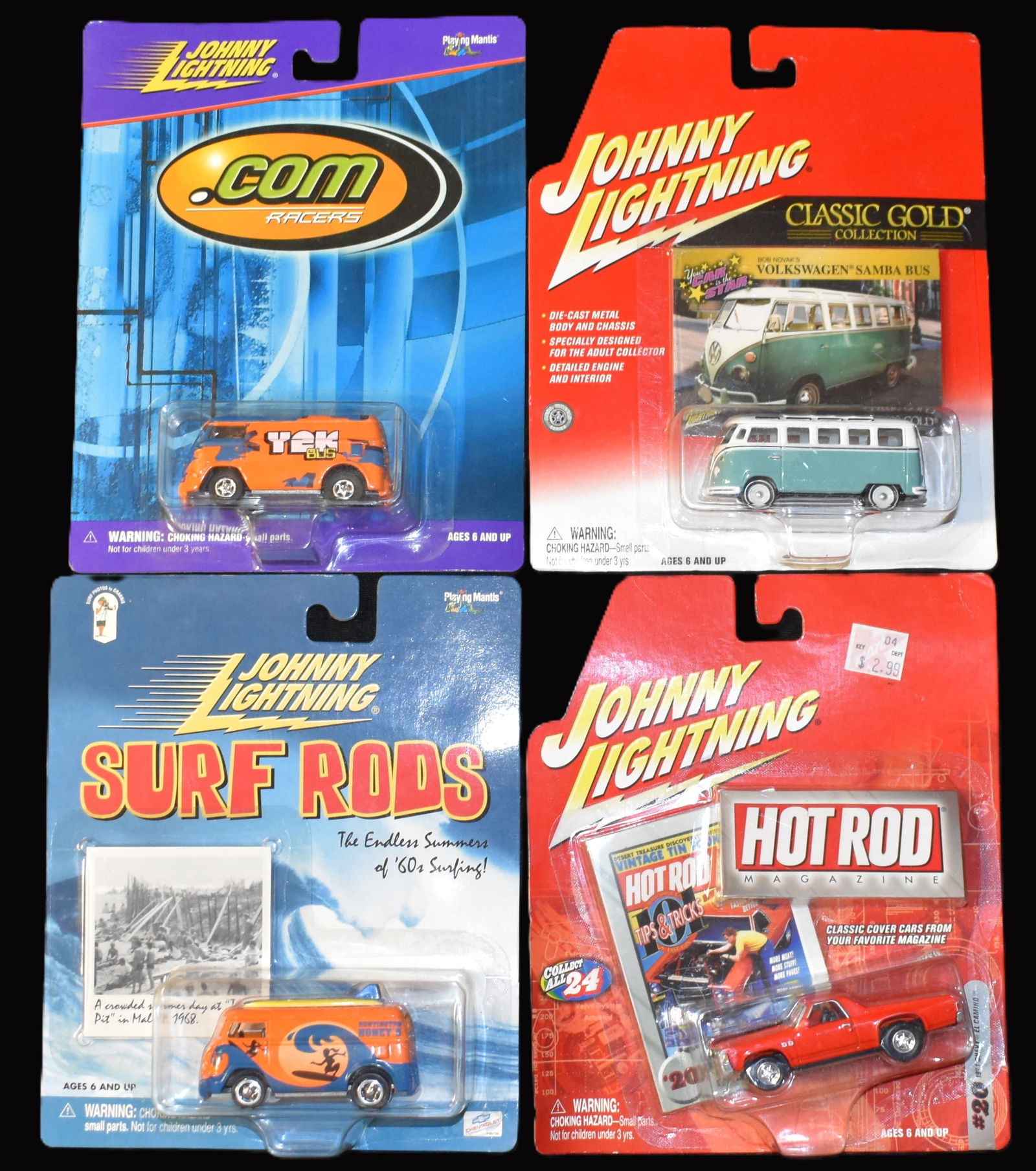 Johnny Lightning Classic Gold, Hot Rods and Surf Rods 1:64 Diecast Cars (1 of 5)