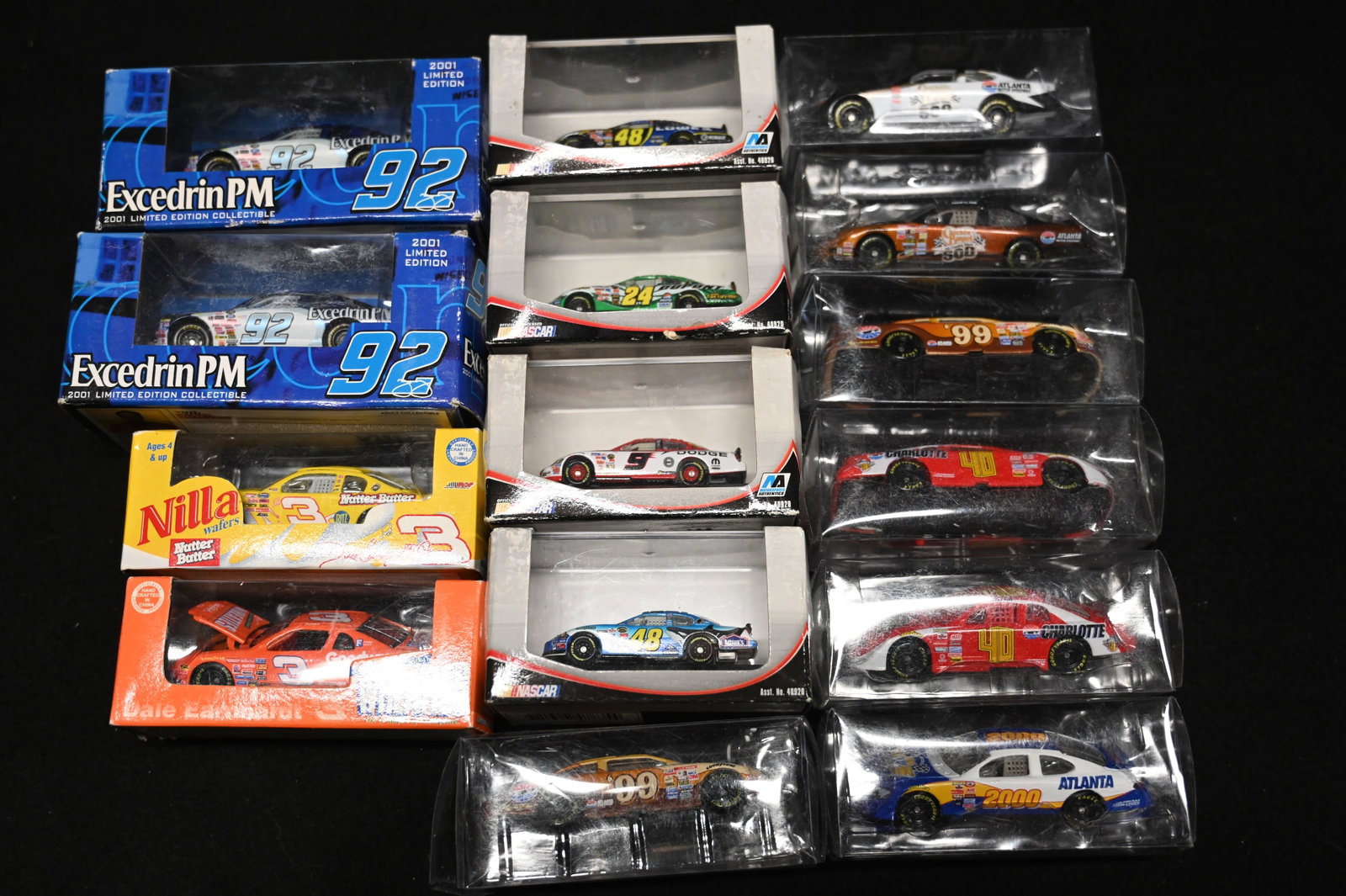 15 NASCAR 1/64 Scale Diecast Cars produced by Winners Circle & Action Racing.: 15 NASCAR 1/64 Scale Diecast Cars produced by Winners Circle & Action Racing.