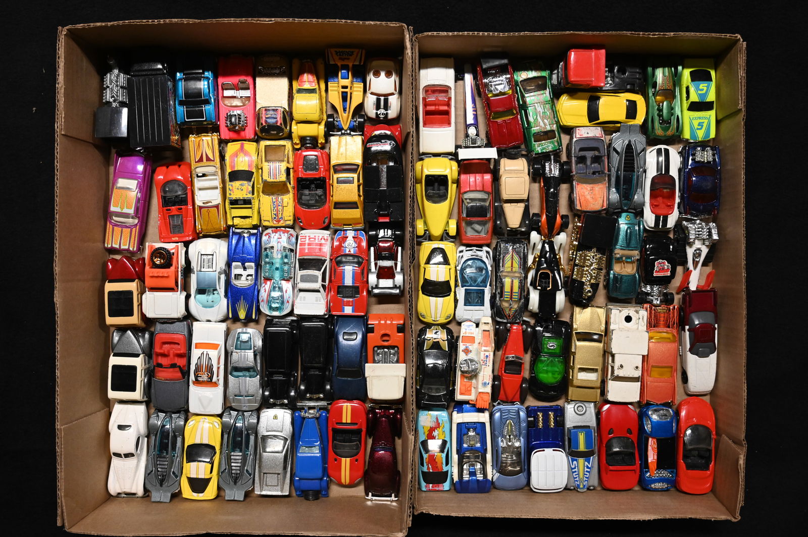 Approx. 80 Vintage Diecast Cars Hot Wheels, Matchbox, and More.  Please see pictures for condition (1 of 3)