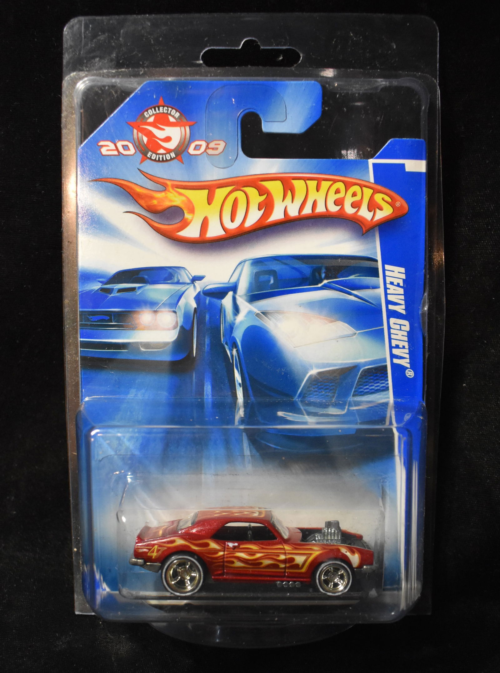 Hot Wheels RLC 2009 Collector Edition Mail-In Heavy Chevy Red Real Riders Camaro 1:64 Diecast Car (1 of 3)