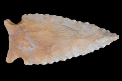 2 7/16" Pine Tree Arrowhead Found in NW Alabama Ex: Walt McIntyre Collection.