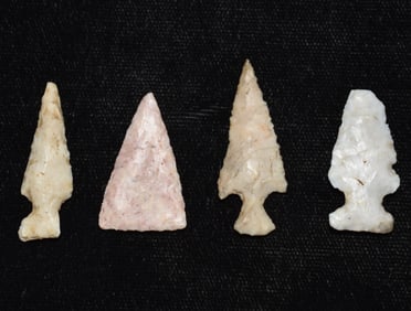 4 Birdpints found in Pike County, Illinois.  Nice Sequoia & Madison