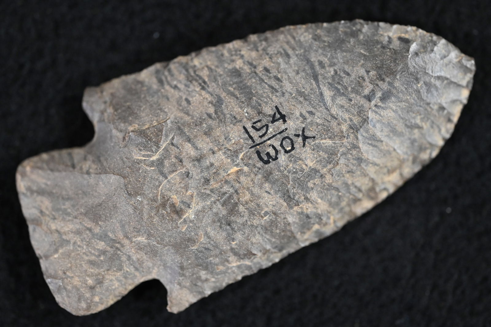 2 3/4" Big Slough Arrowhead Ex: Walt McIntyre Collection. Well made out of Dover Chert found in the (1 of 4)