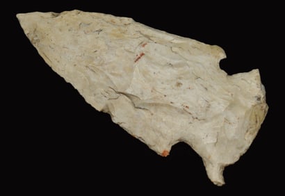 2 7/8" Merkel Arrowhead found in Calhoun County, Illinois by Ramond Cobbel