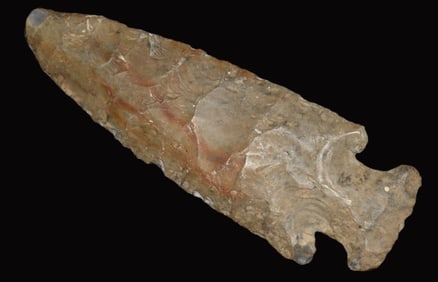 4 3/4" Knobbed Hardin found in Indiana or Kentucky - Ex Walt McIntyre Collection