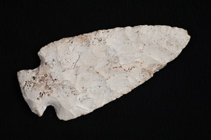 4 3/4" Hopewell Found in Montgomery Co. Missouri Keele COA Ex: William Sanders Collection.