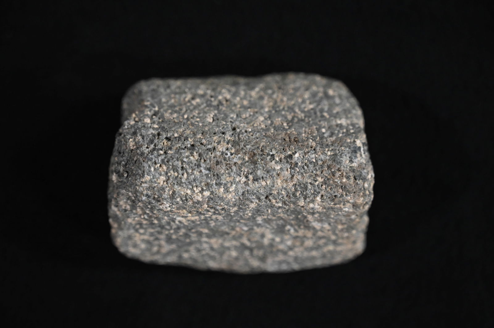 Unfinished Granite Bannerstone 2 3/4" found in Pike Co. Illinois. (1 of 5)