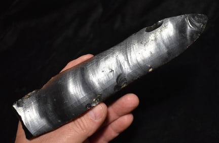 7 3/4" Pre-Columbian Obsidian Uniface Blade