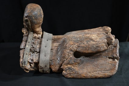 19th Century Native American Wood Saddle