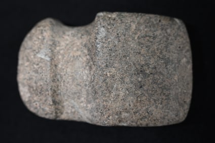 3 5/8" Granite 3/4 Groove Axe Found in Jersey Co. Illinois Ex: Steve Manos, Matt Lay Collections.