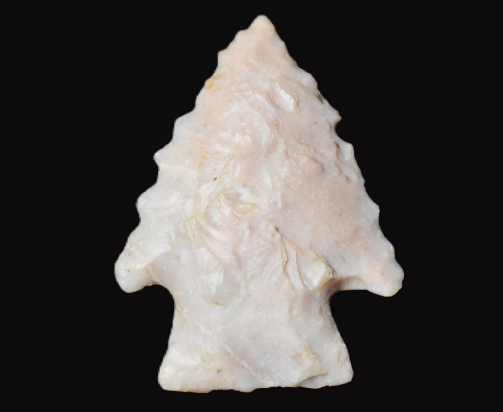 1 1/16" Colorful Palmer Arrowhead found in Benton County, Missouri by Allen Cornwall (1 of 7)