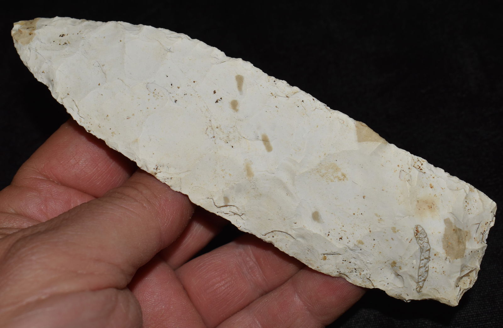 5 7/8" Stillwell Blade - Twisted Unnotched Form found in Brown County, Ill (1 of 10)