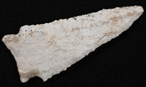 3 1/4" Heavily Serrated Stillwell Arrowhead found in Brown County, Illinois