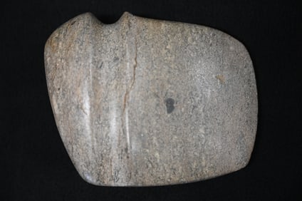 5 1/2" Granite 3/4 Groove Axe Found in Wabash Co. Indiana.