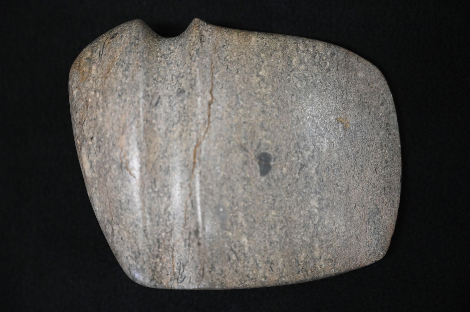 5 1/2" Granite 3/4 Groove Axe Found in Wabash Co. Indiana. (1 of 8)