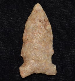 2 1/16" Sugar Quartz Graham Cave found in Lee County, Iowa by Gary Dinwiddie