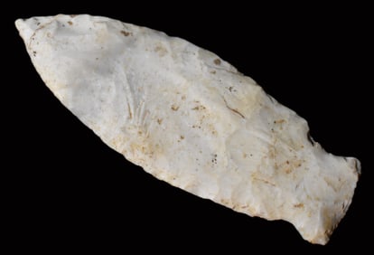 4 1/8" Marshal Chert Etley found in Pettis County, Missouri