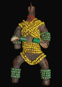 African Namji Fertility 6 7/8" Wood Doll