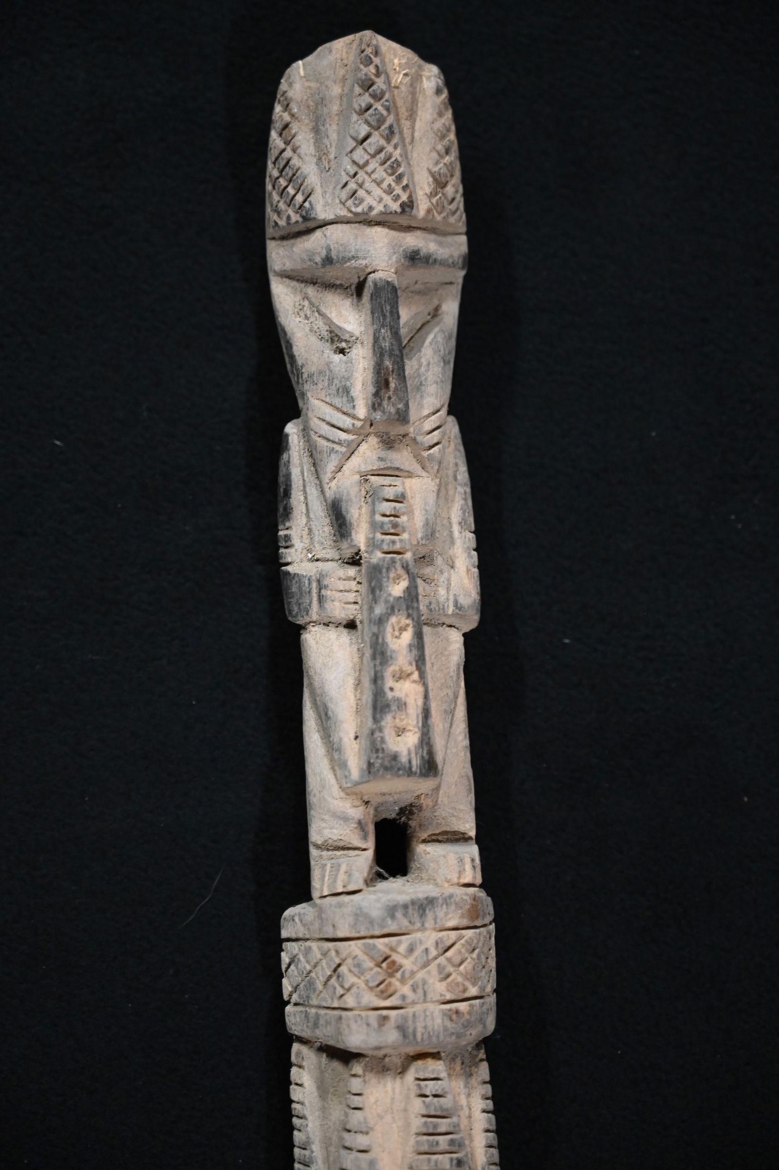 25" Dogon Figural Staff From Mali West Africa. (1 of 10)