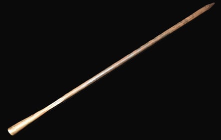 Vintage Hand Forged Africa Metal Spear Head 22 inches long