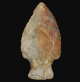 2 1/4" River Patinated Bottle Neck found in Vermillion County, Illinois
