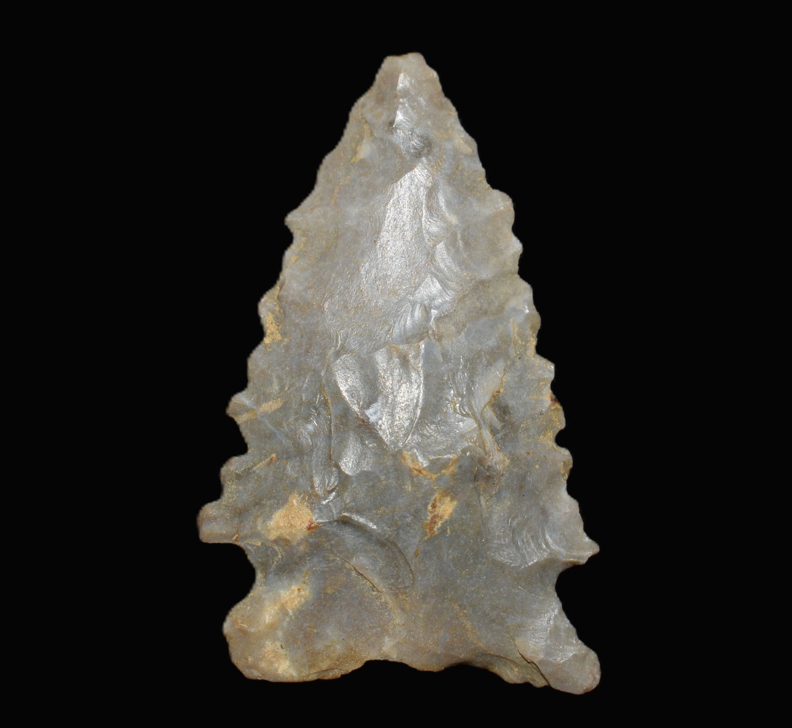 1 5/8" Hornstone Pinetree Arrowhead found in Vermillion County, Illinois (1 of 7)