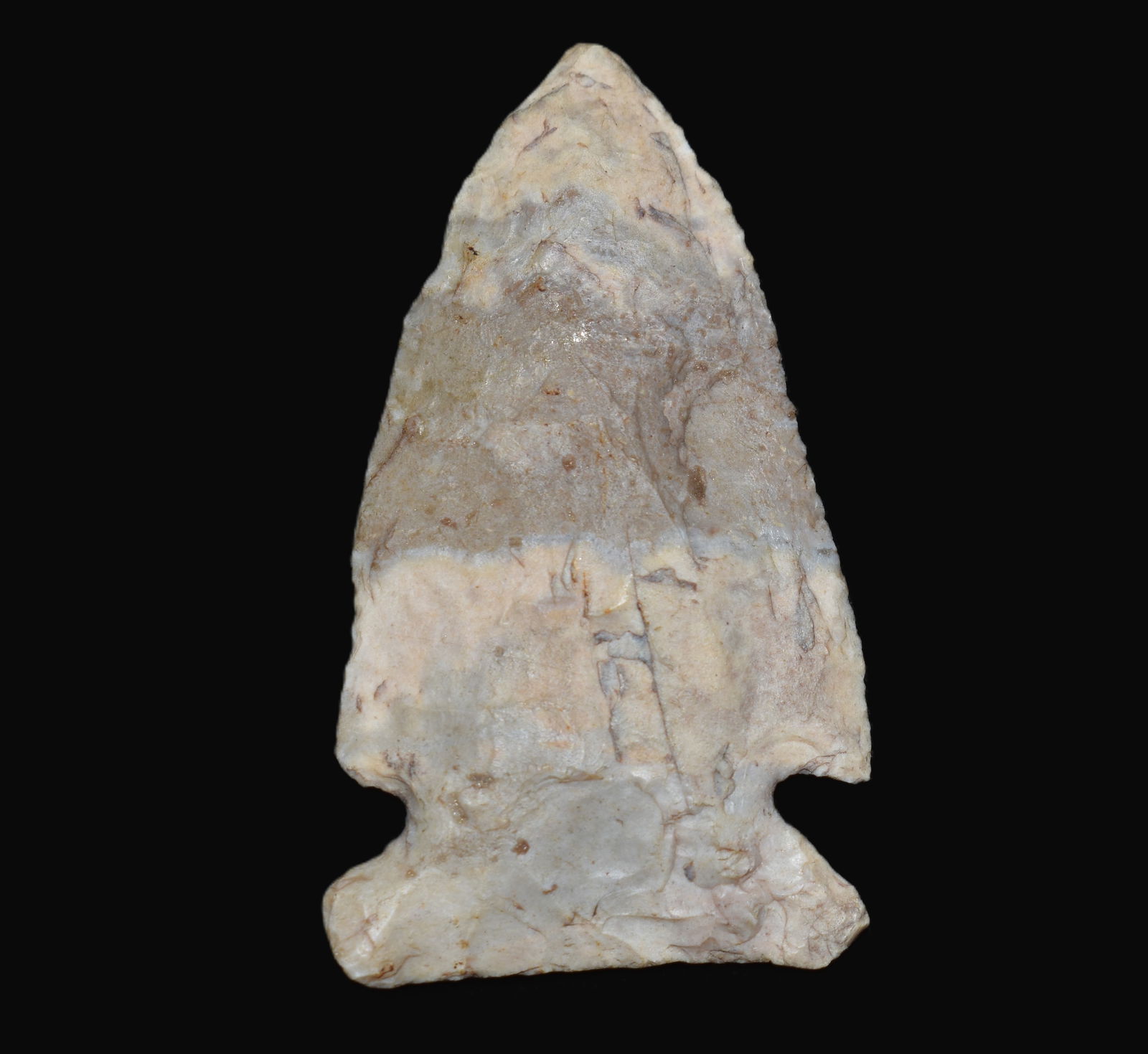 2 3/8" Indiana Green Big Sandy Arrowhead found in Vermillion County, Illinois (1 of 9)