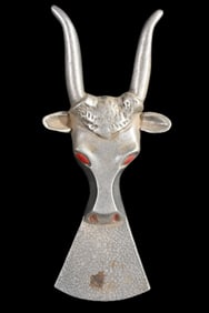 Ricardo Cast Aluminum Vintage Bull Bootjack.