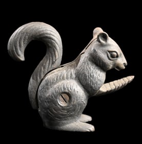 Cast Iron Squirrel Nutcracker Mid 20th Century.
