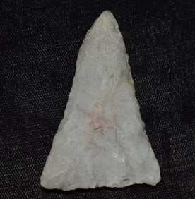 2 1/16" Bayport Flint Swan Creek Arrowhead found North of Detroit Michigan