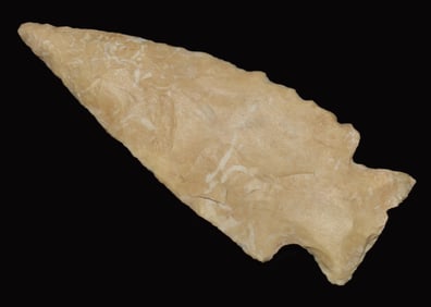 3" Delhi Arrowhead found in Pulaski County, Missouri