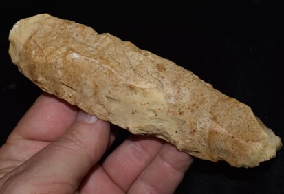 5 3/4" Highly Polished Chert Wood Chisel found in Pulaski County, Missouri