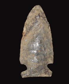 1 3/4" Mozarkite Robinson Arrowhead found in Pulaski County, Missouri