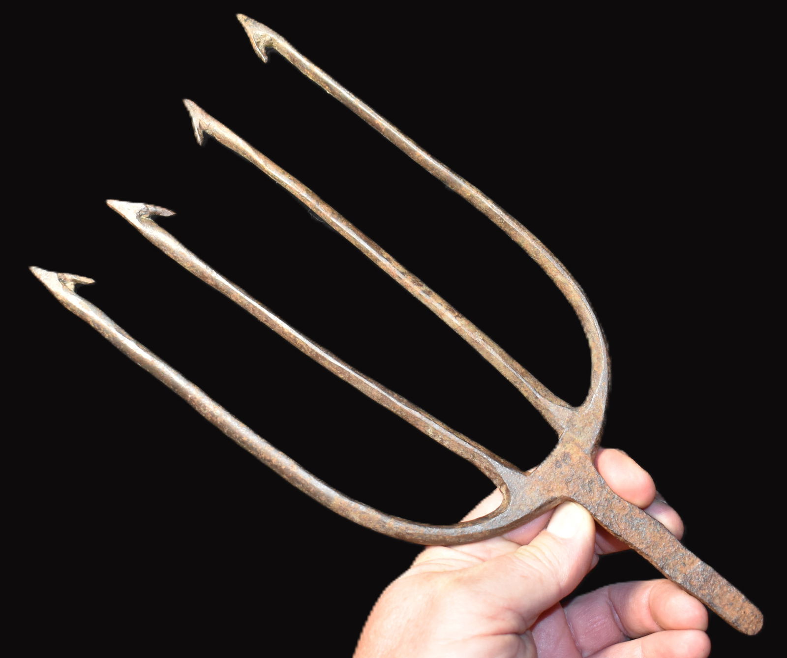 Hand Forged 19th to Early 20th Century  Ozarks Fish Gig (1 of 6)