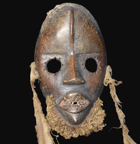 18th or 19th Century Dan Grebo Tribe Mask from Liberia, Africa