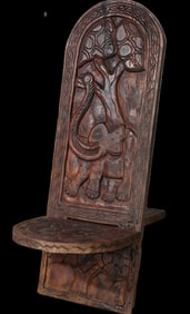 Outstanding Congolese Wood Chair